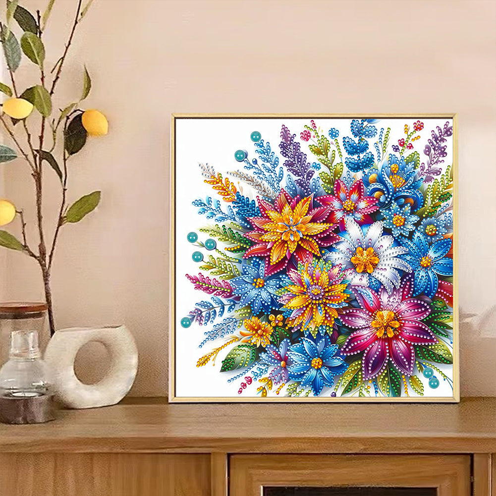 Bouquet - Special Shaped Drill Diamond Painting 30*30CM