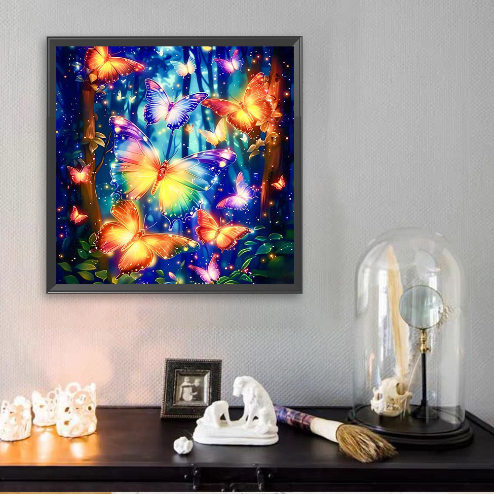 Butterfly - Full Square Drill Diamond Painting 30*30CM