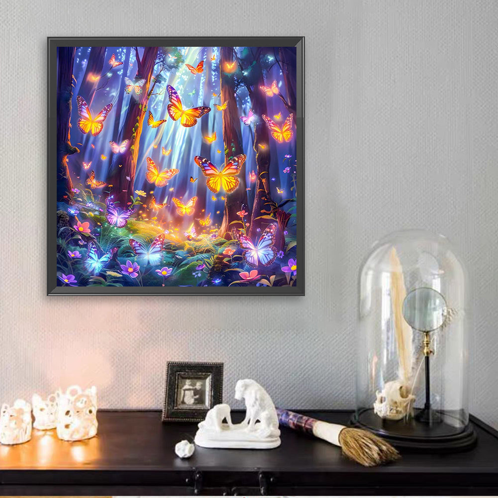 Butterfly - Full Square Drill Diamond Painting 30*30CM
