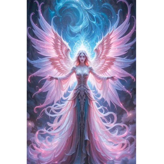 Pink Angel - Full Square Drill Diamond Painting 40*60CM