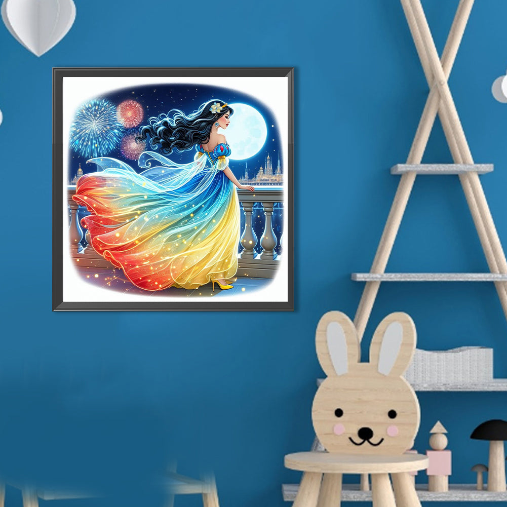 Disney Princesses - Full Round Drill Diamond Painting 40*40CM