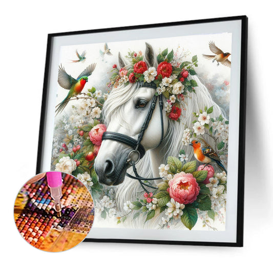 Horse - Full Round Drill Diamond Painting 40*40CM