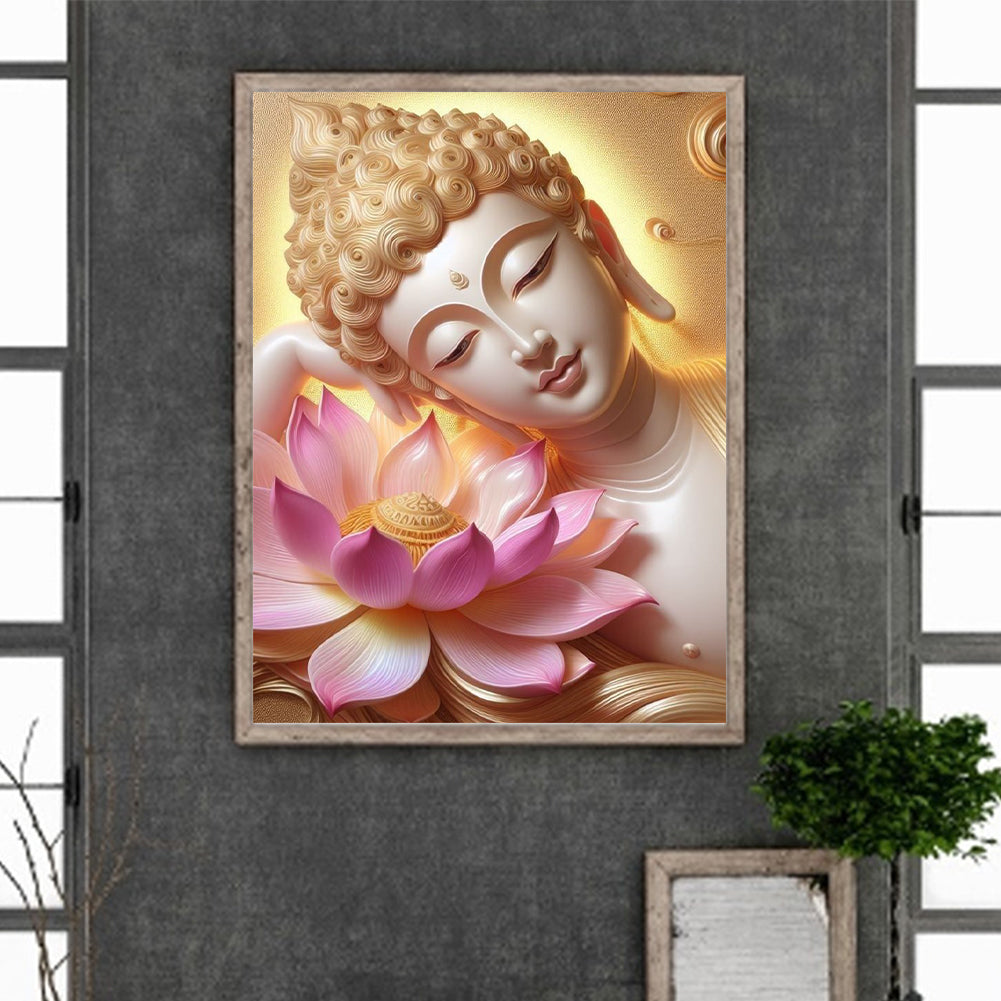 Buddha - Full Round Drill Diamond Painting 30*40CM