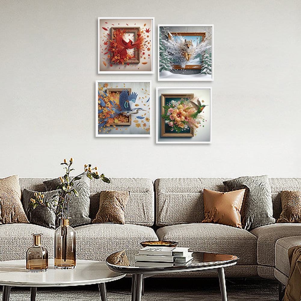 Escape - Special Shaped Drill Diamond Painting 30*30CM