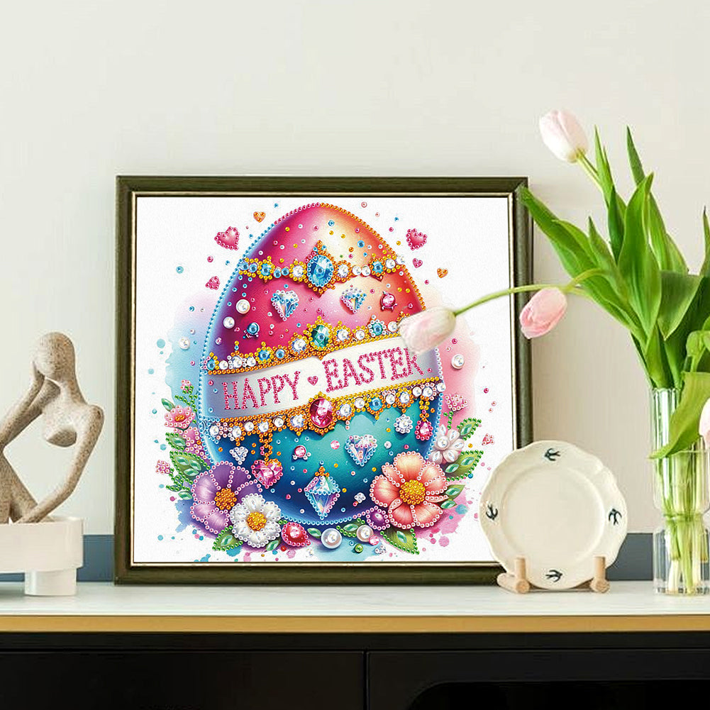 Easter Egg - Special Shaped Drill Diamond Painting 30*30CM