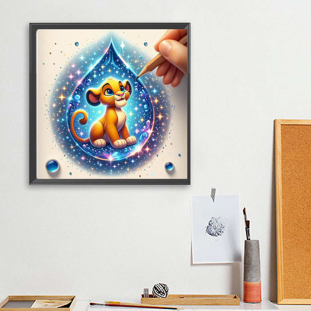Water Drop Painting - Full Square Drill Diamond Painting 30*30CM