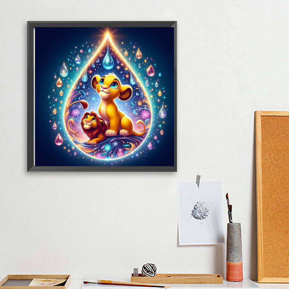 Water Drop Painting - Full Square Drill Diamond Painting 30*30CM