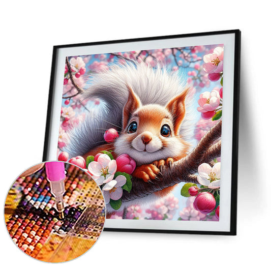 Squirrel - Full Round Drill Diamond Painting 40*40CM