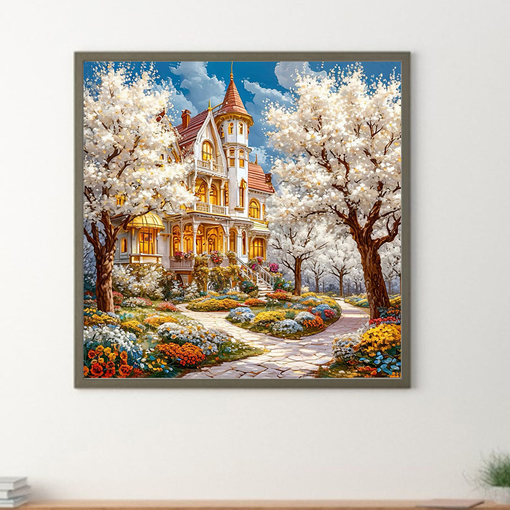 Flower Garden - Full Round Drill Diamond Painting 40*40CM