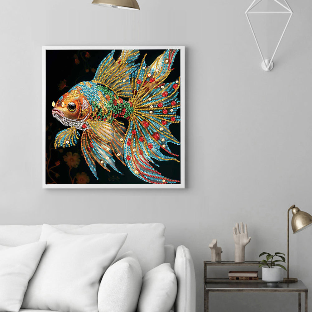 Koi Carp - Special Shaped Drill Diamond Painting 30*30CM