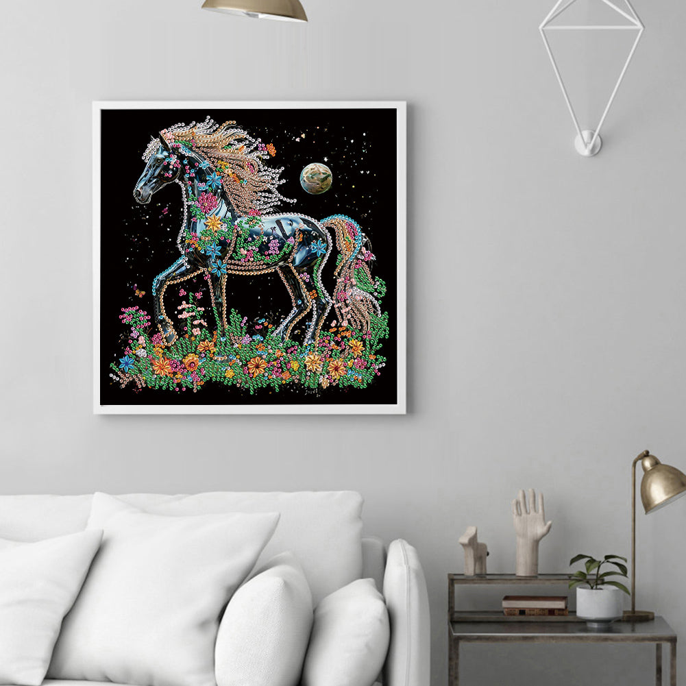 Horse - Special Shaped Drill Diamond Painting 30*30CM