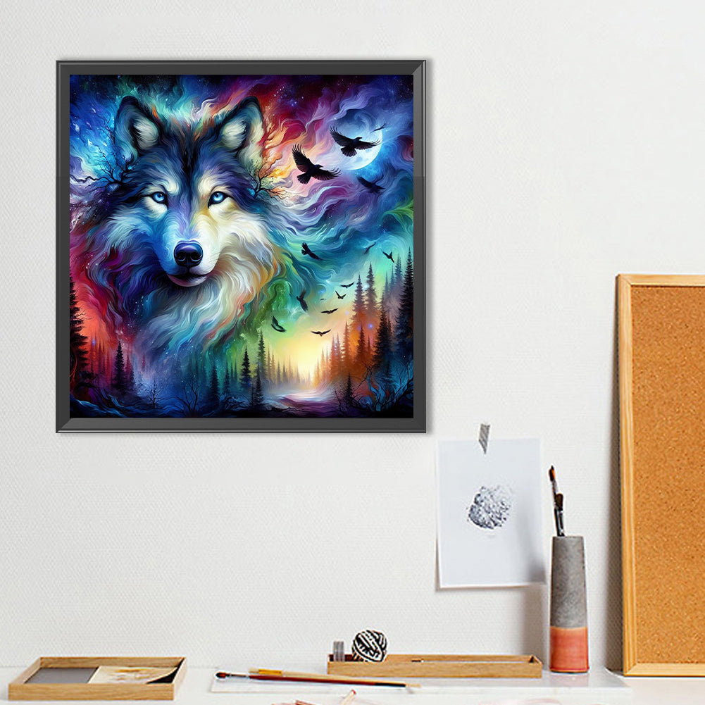 Wolf - Full Round Drill Diamond Painting 40*40CM