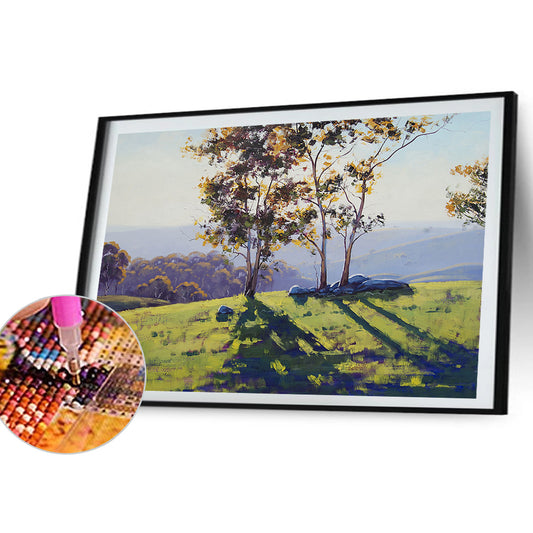 Tree - Full Round Drill Diamond Painting 30*40CM