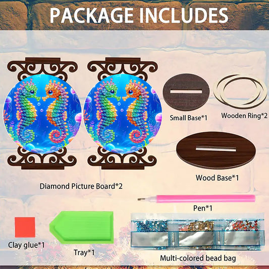 Animals Diamond Painting Candle Holder Ornaments Desktop Tea Light Candle Holder