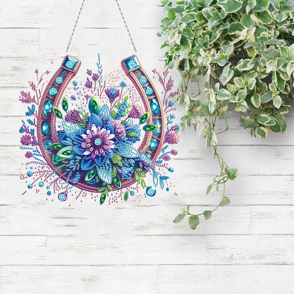 Acrylic Special Shape Animals Diamond Painting Ornaments for Garden Window Decor