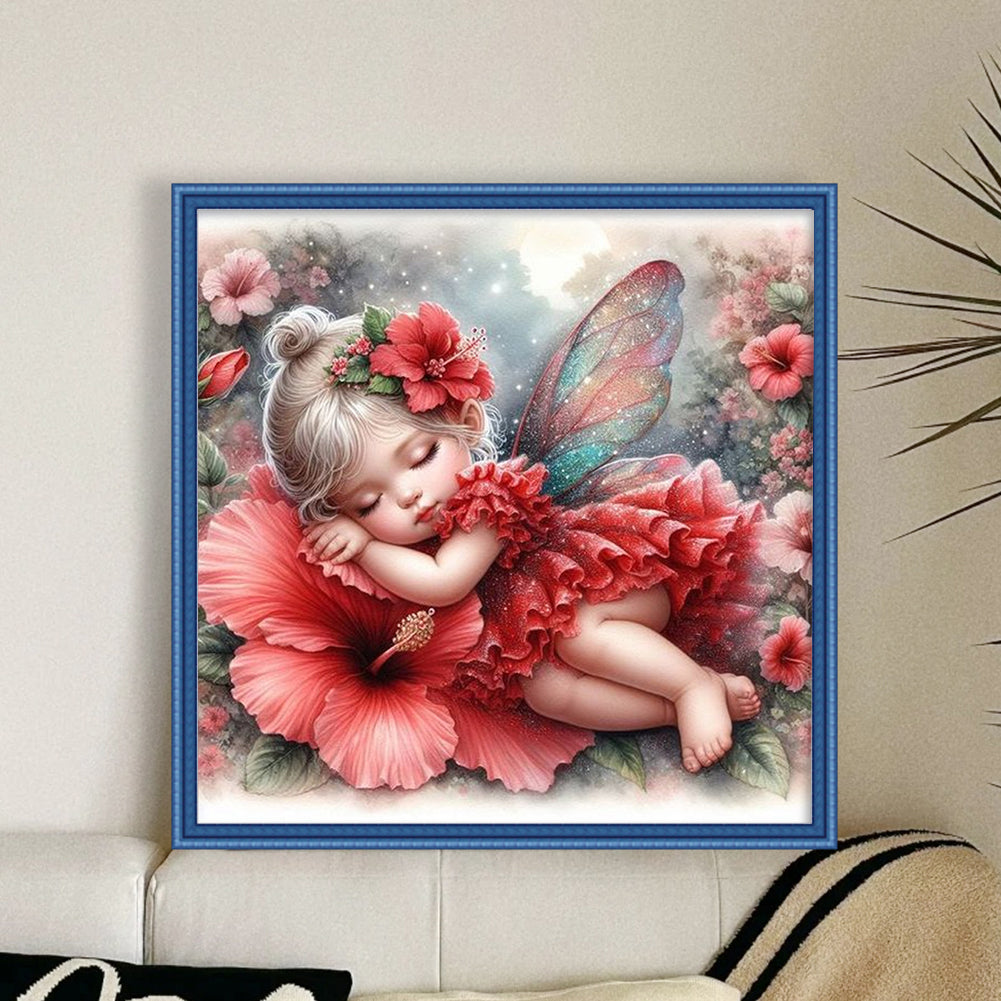 Lovely Girls - 11CT Stamped Cross Stitch 40*40CM