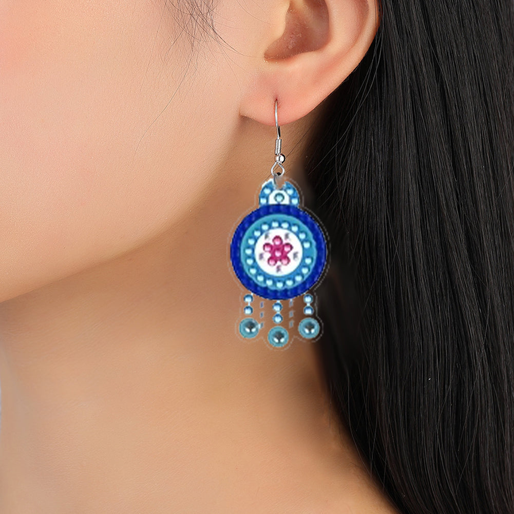 12 Pairs Diamond Painting Earrings DIY Diamond Art Earrings for Adults Beginners