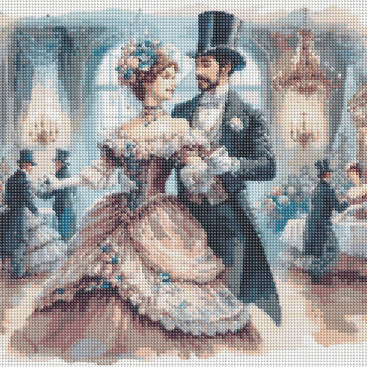 Victorian Beauty - Full Round Drill Diamond Painting 40*40CM