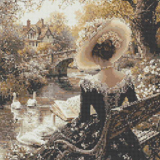 Victorian Beauty - Full Round Drill Diamond Painting 40*40CM