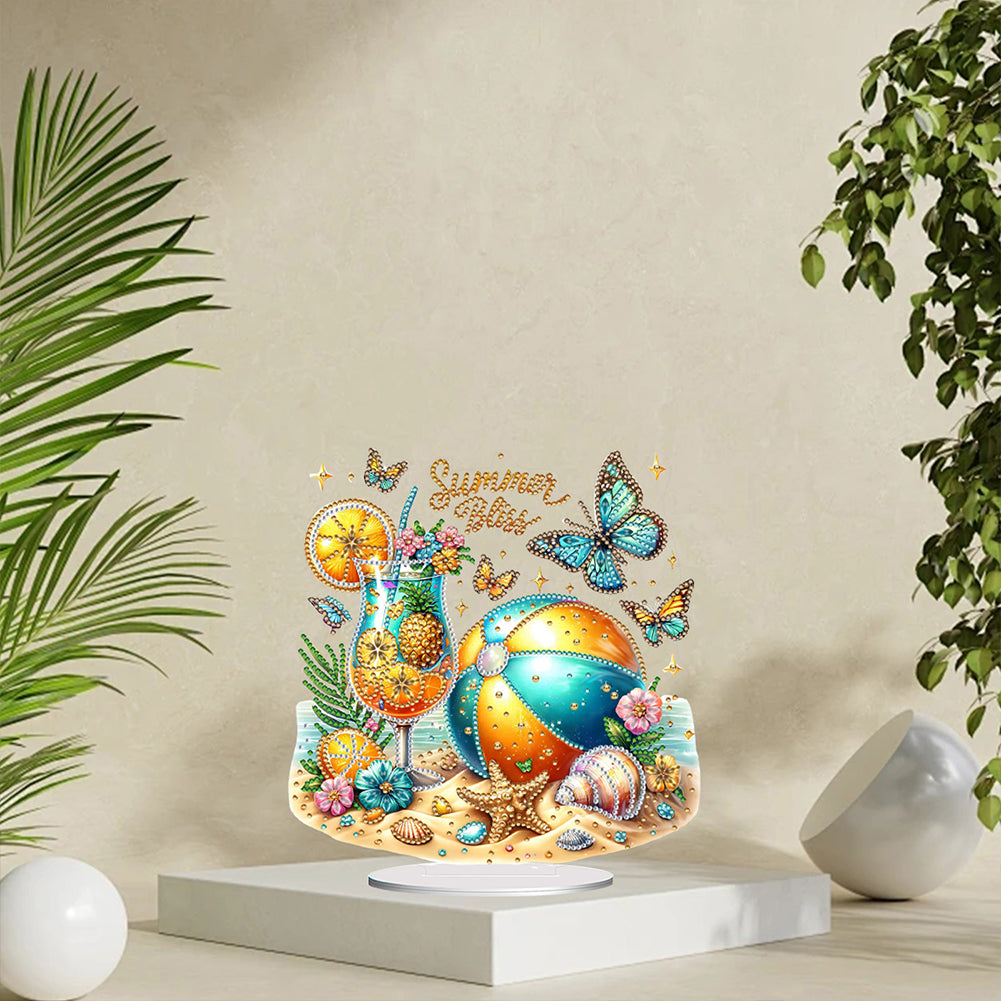 Acrylic Special Shape Animal Diamond Painting Desktop Decors Bedroom Table Decor