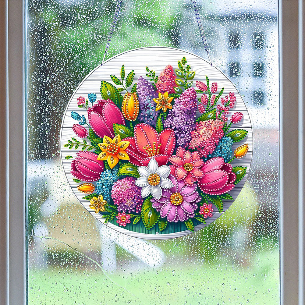 Acrylic Special Shape Animals Diamond Painting Ornaments for Garden Window Decor