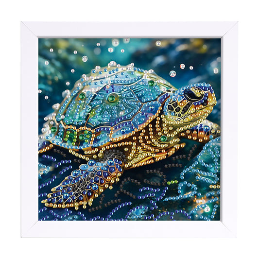 Sea Turtle - Special Shaped Drill Diamond Painting 15*15CM