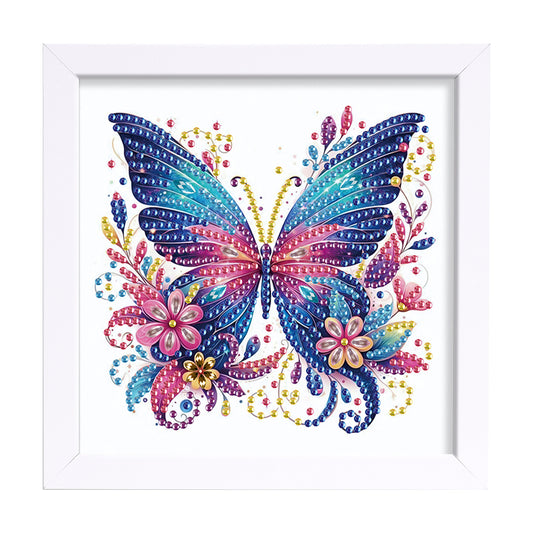 Butterfly Bouquet - Special Shaped Drill Diamond Painting 15*15CM