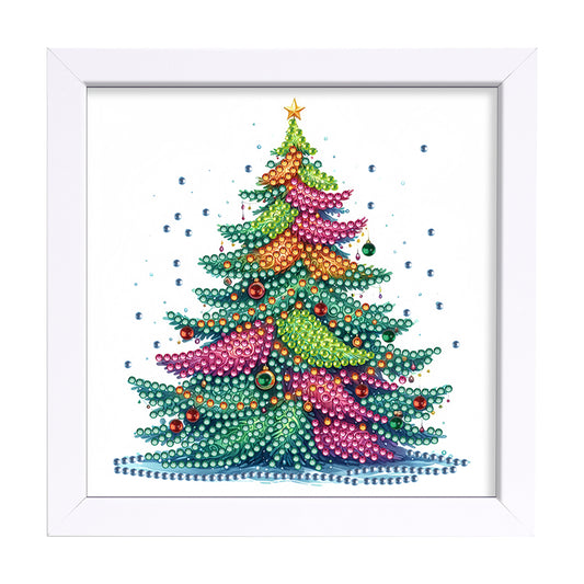 Christmas Tree - Special Shaped Drill Diamond Painting 18*18CM