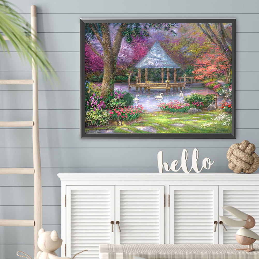 Rural House - Full Square Drill Diamond Painting 40*30CM