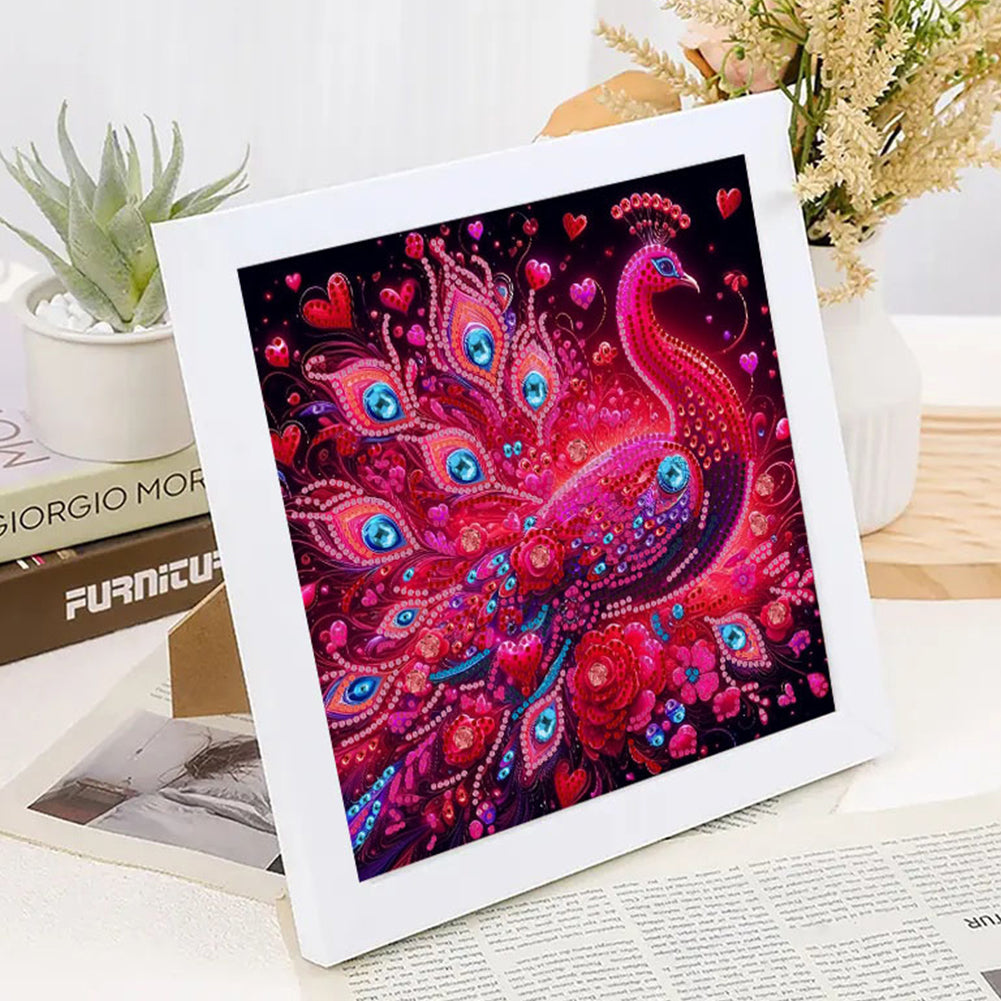 Peacock - Special Shaped Drill Diamond Painting 30*30CM