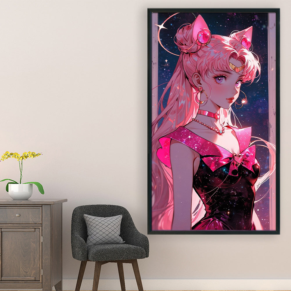 Girl - 11CT Stamped Cross Stitch 40*70CM