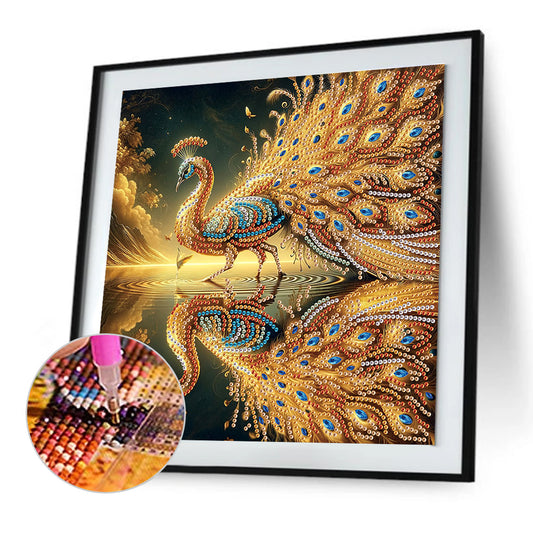 Peacock - Special Shaped Drill Diamond Painting 30*30CM
