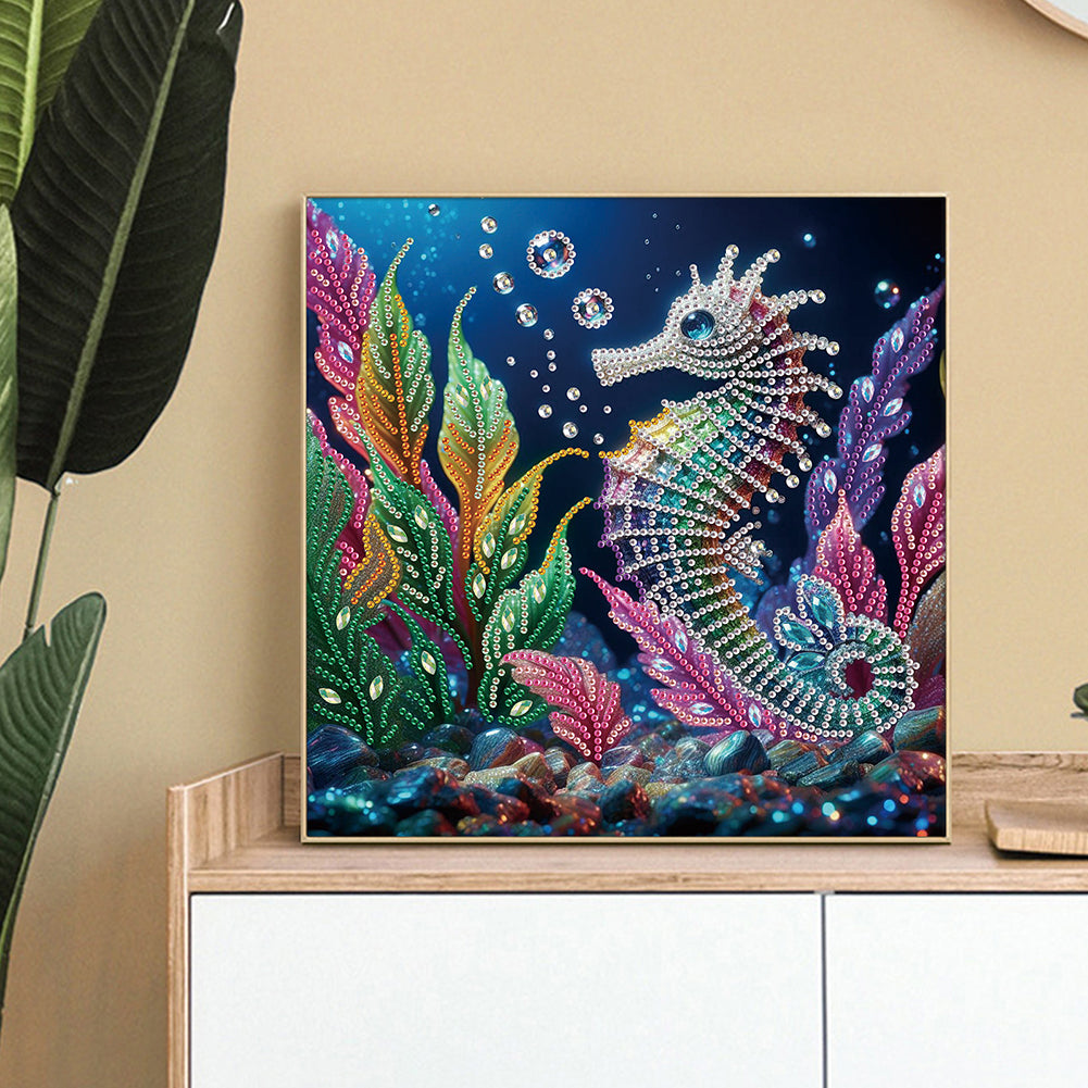 Seahorse - Special Shaped Drill Diamond Painting 30*30CM