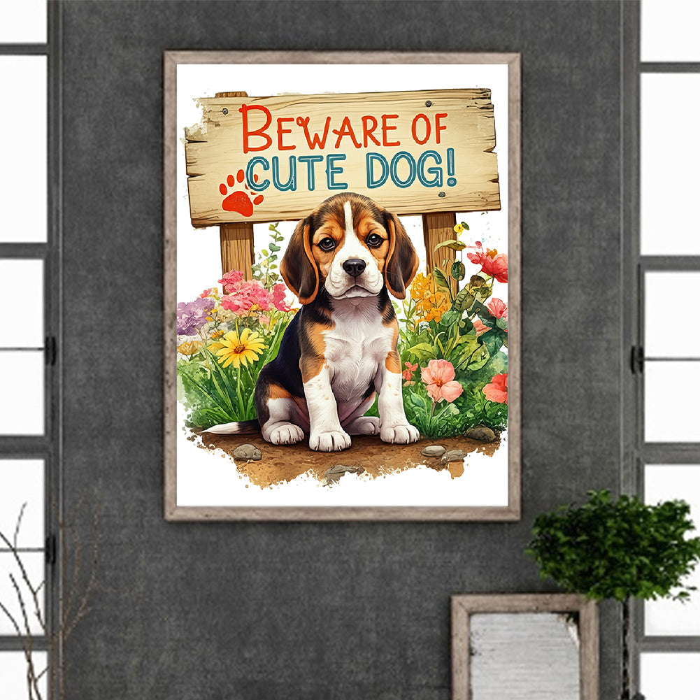 Beagle - Full Round Drill Diamond Painting 30*40CM