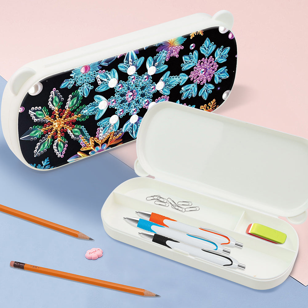 DIY Diamond Painting Pencil Case for Pens Brushes Accessories Travel Pencil Case