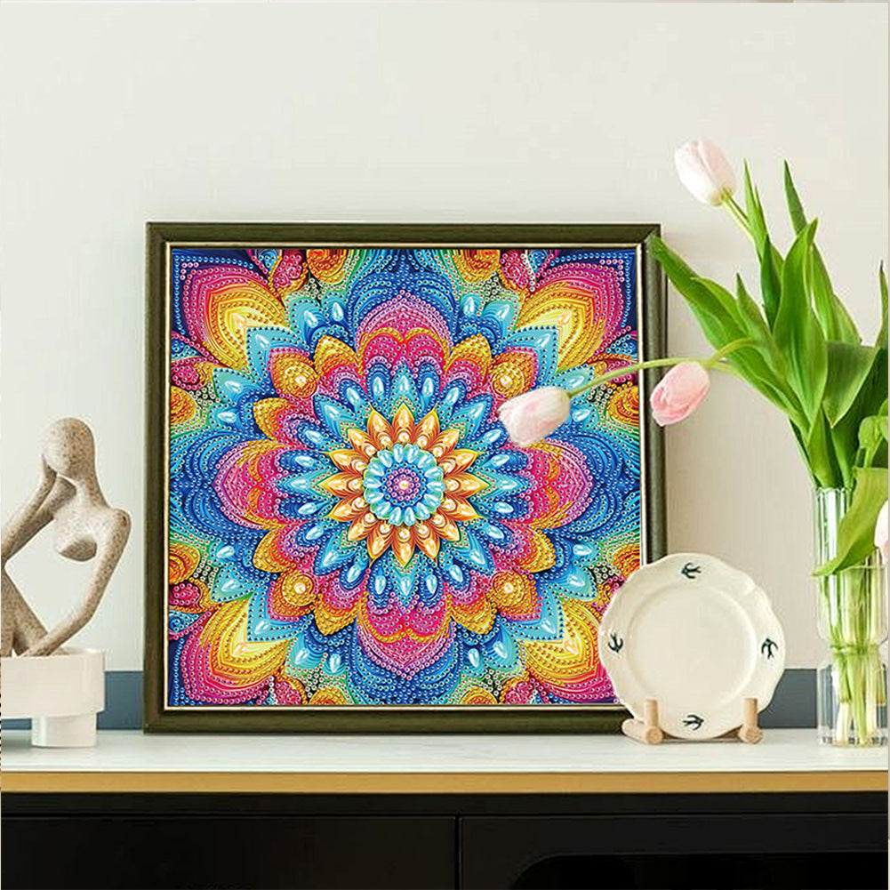 Mandala - Special Shaped Drill Diamond Painting 30*30CM