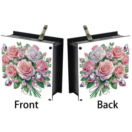 Cat Diamond Painting Money Saving Box Diamond Painting Change Holder Case Decors