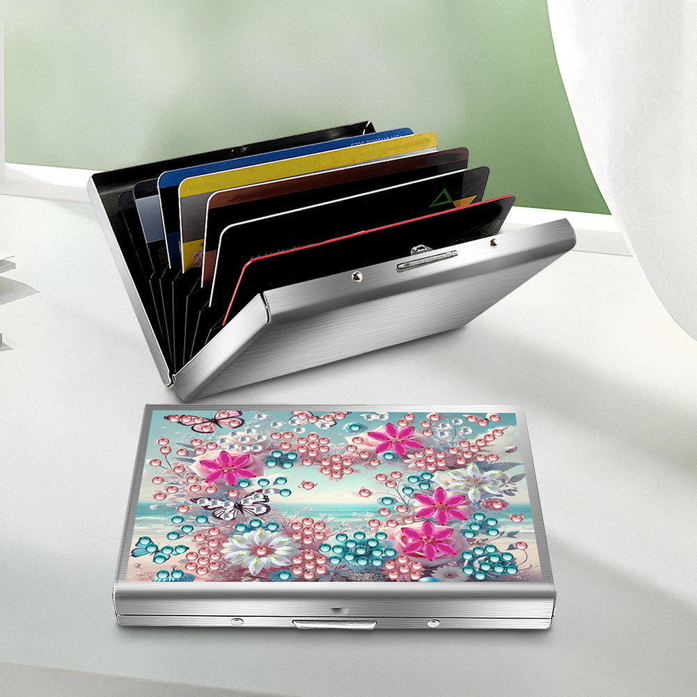 Diamond Painting Credit Card Holder Tree Business Card Holder for Outdoor Travel