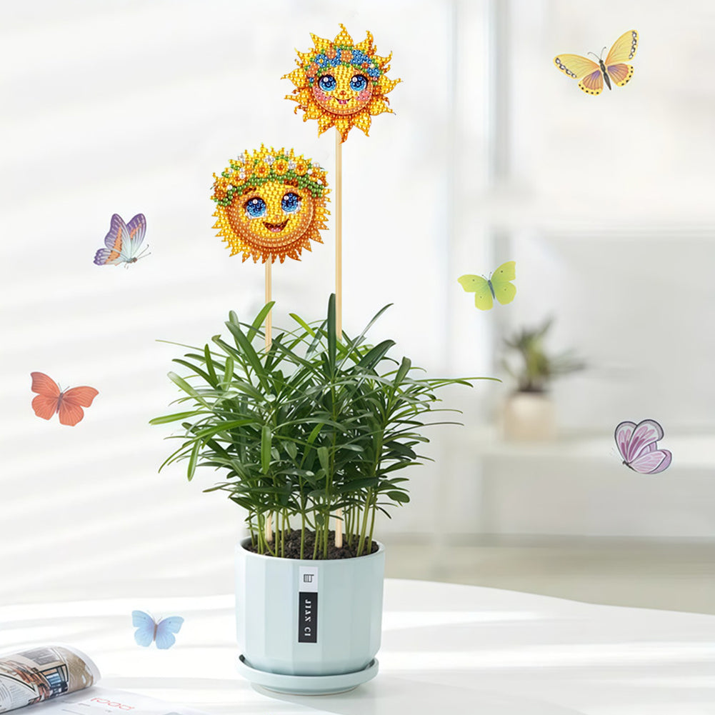 6Pcs Animal Stakes Diamond Painting Kits DIY Diamond Art Kits for Beginners