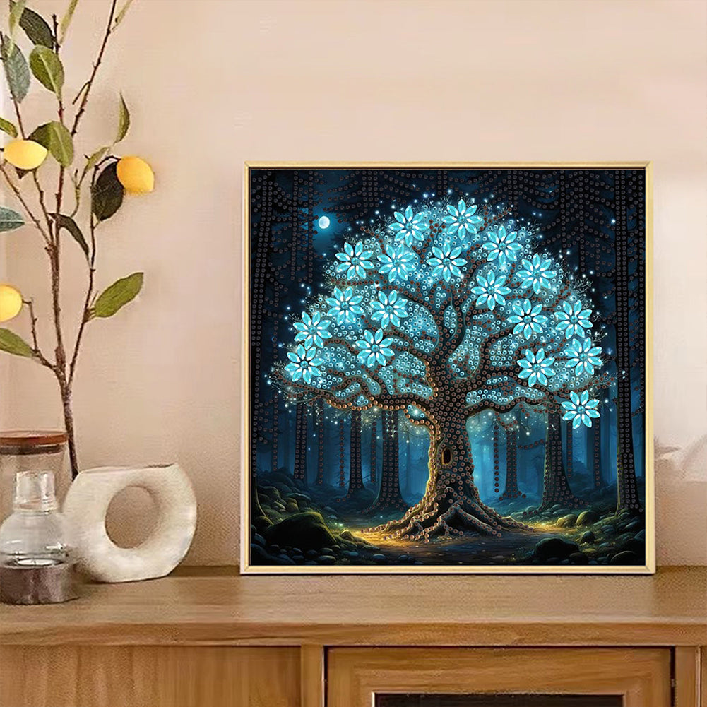 Luminous Tree Of Life - Special Shaped Drill Diamond Painting 30*30CM