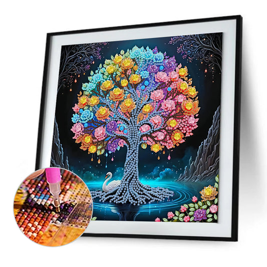 Tree Of Life - Special Shaped Drill Diamond Painting 30*30CM