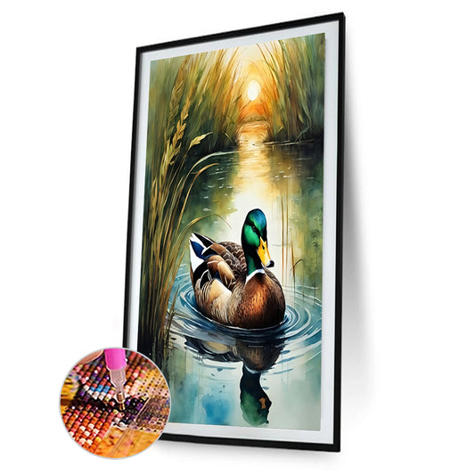 Mallard Duck - Full Round Drill Diamond Painting 40*60CM