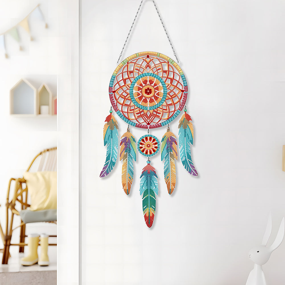 Dream Catcher 2D Flat DIY Diamond Art Pendant Special Shape Diamond Painting Set