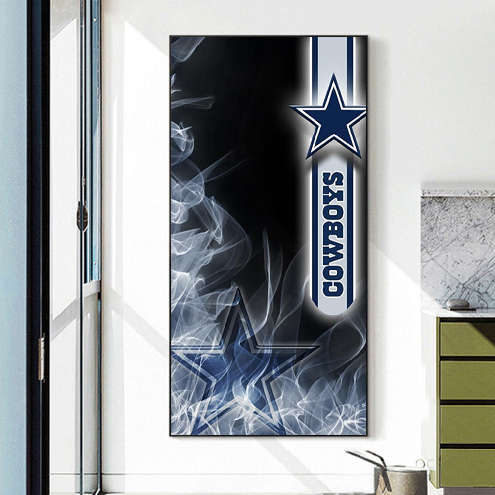 Dallas Cowboys - Full Round Drill Diamond Painting 40*80CM