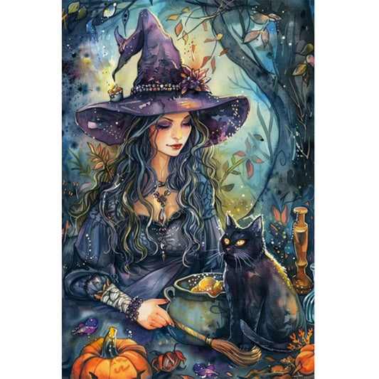 Witch - Full Square Drill Diamond Painting 40*60CM