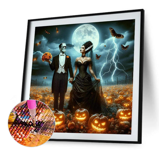 Halloween Companion - Full Round Drill Diamond Painting 40*40CM