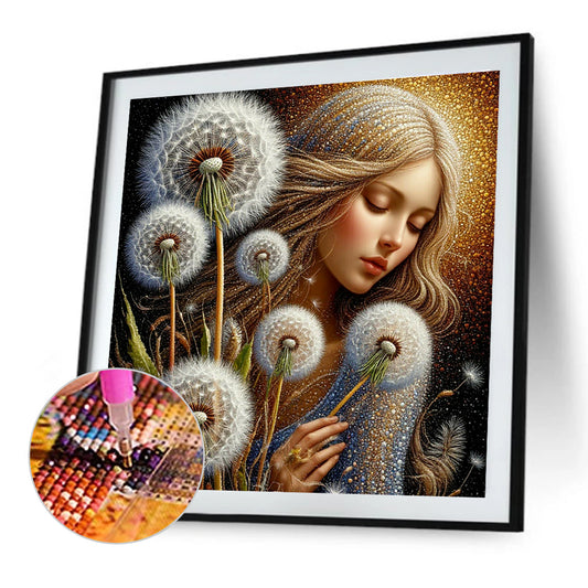 Beauty - Full Round Drill Diamond Painting 40*40CM