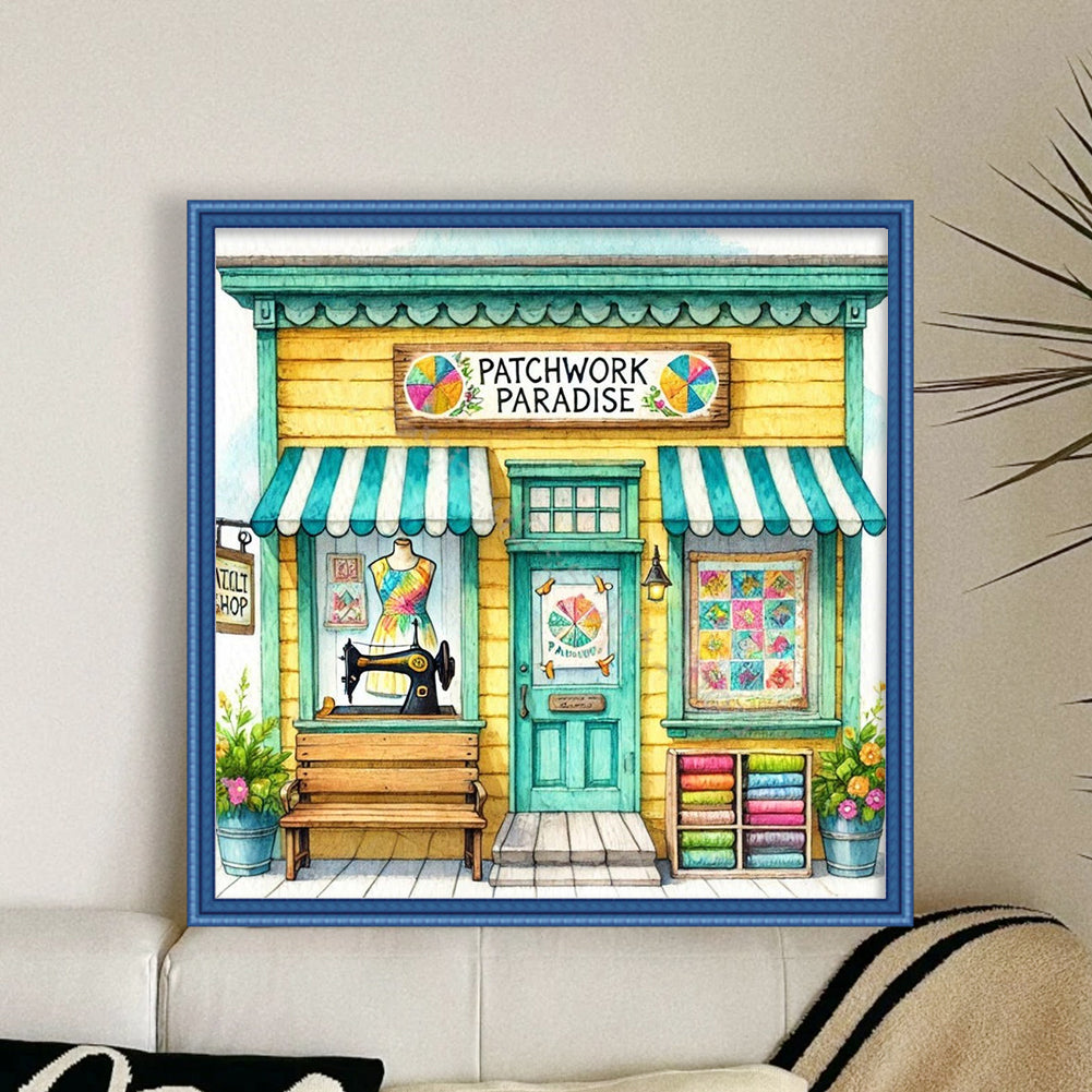 Sewing Hut - 14CT Stamped Cross Stitch 40*40CM