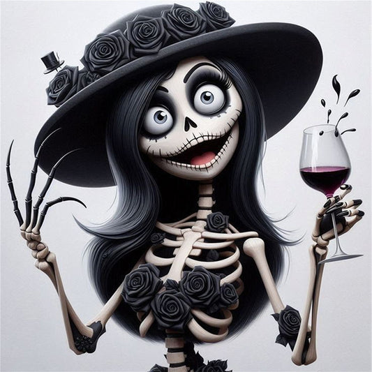 Halloween Girl - 11CT Stamped Cross Stitch 40*40CM