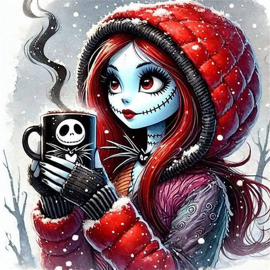 Halloween Girl - 11CT Stamped Cross Stitch 40*40CM